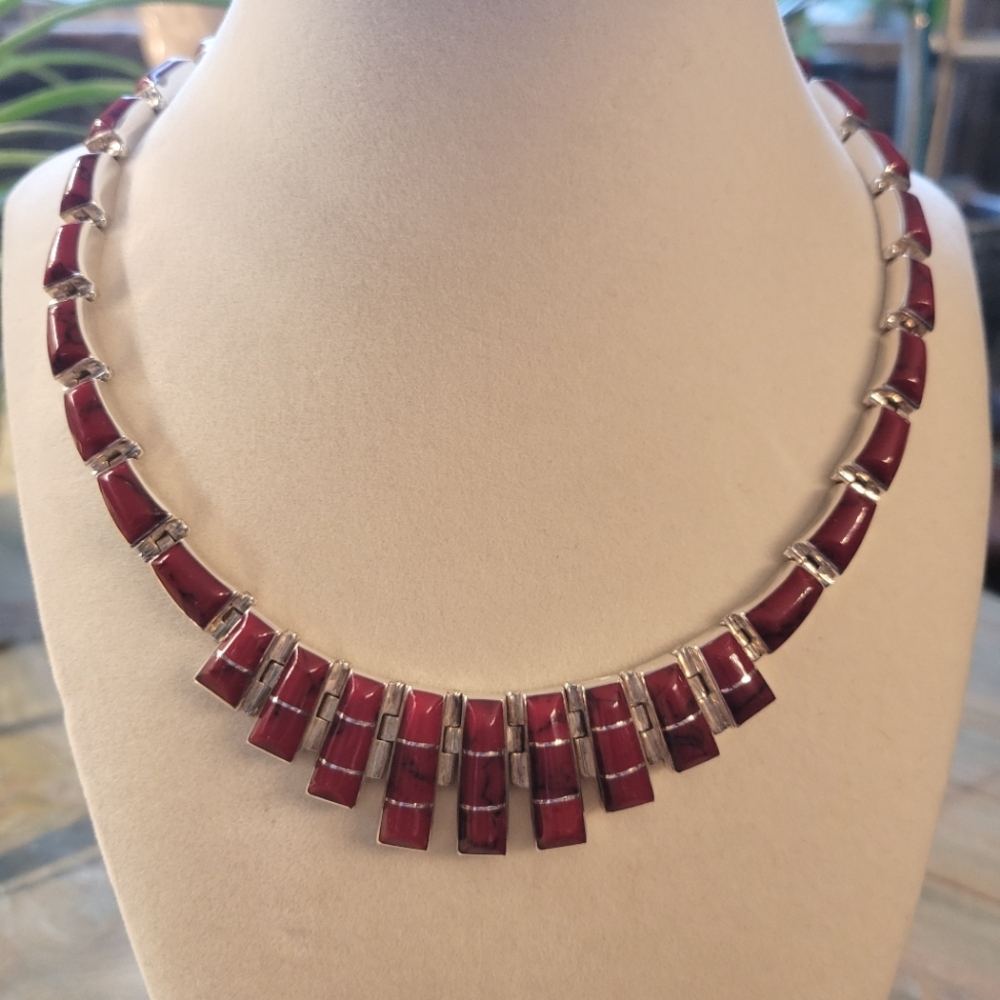 Taxco Red Jasper Necklace